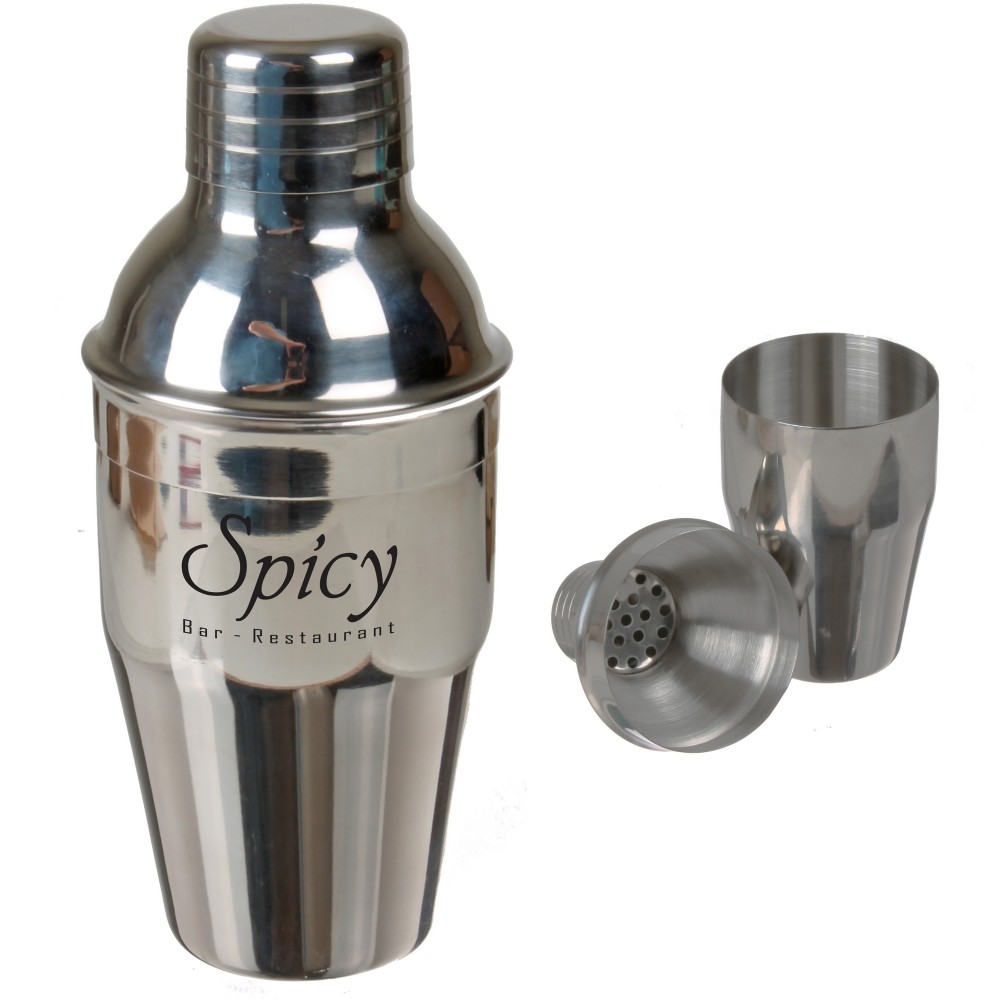 10 Oz. Cocktail Shaker Custom Engraved 10 Oz. Cocktail Shaker Custom Engraved