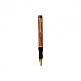 Wide Rosewood Pen with Gripper Custom Imprinted  Wide Rosewood Pen with Gripper Custom Imprinted