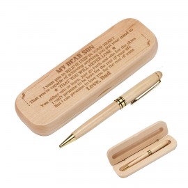 Custom Engraved Custom Wood Single Pen Set  Custom Engraved Custom Wood Single Pen Set