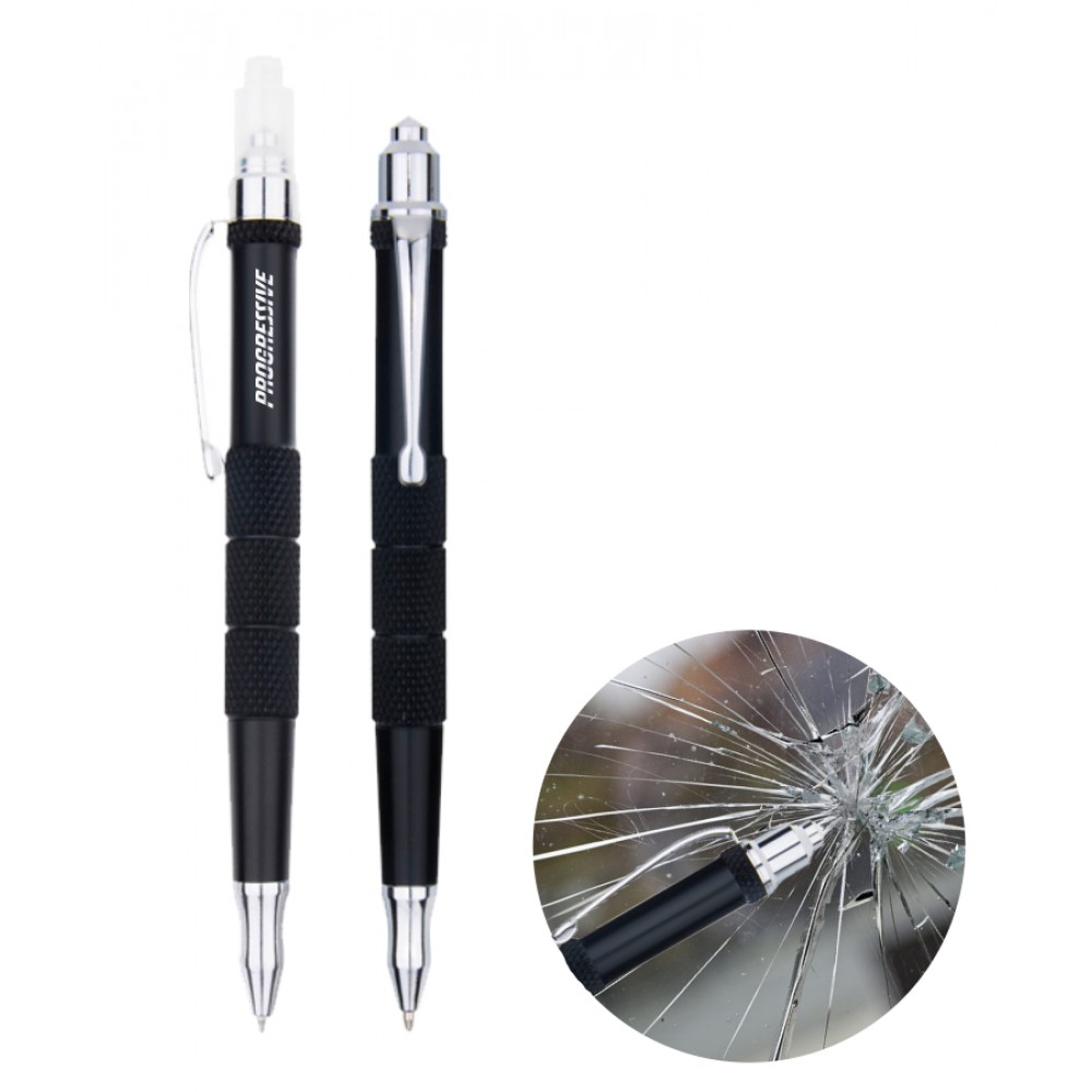 Union Printed - 2 in 1 Emergency Stainless Steel Tactical Pen Custom Imprinted Union Printed - 2 in 1 Emergency Stainless Steel Tactical Pen Custom Imprinted