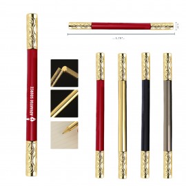 Premium Brass Barrel Ballpoint Pen Custom Engraved