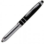 3 in1 Stylus, LED Flashlight and Ball Point Pen (Engraved) Logo Branded