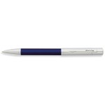 Custom Imprinted Franklin Covey Greenwich Chrome Cap w/blue Lacquer Barrel Ballpen