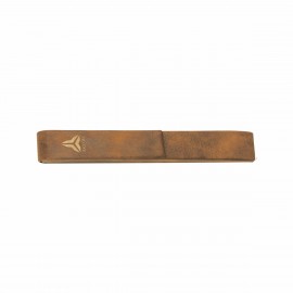 Custom Engraved Rustic/Gold Leatherette Single Pen Case  Custom Engraved Rustic/Gold Leatherette Single Pen Case