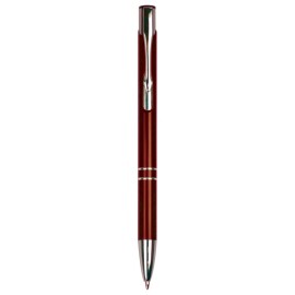 Satin Burgundy Ballpoint Pen - Laser Engraved Custom Imprinted