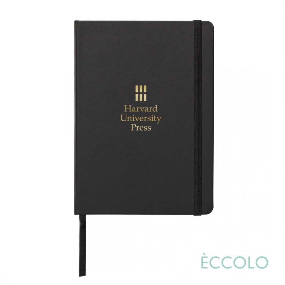Custom Engraved Eccolo Techno Journal - (S) 5"x7" Black Custom Engraved Eccolo Techno Journal - (S) 5"x7" Black