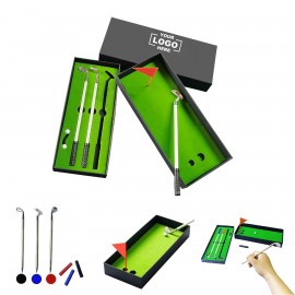 Custom Imprinted Mini Golf Desktop Game Pen Kit