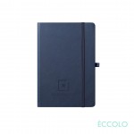 Custom Engraved Eccolo Cool Journal - (S) 3"x5" Navy Blue