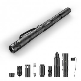 9 IN 1 Tactical Pen Logo Branded