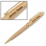 Custom Imprinted Maple Twist Ballpoint Pen