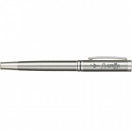 Custom Engraved Recycled Stainless Steel Rollerball Pen