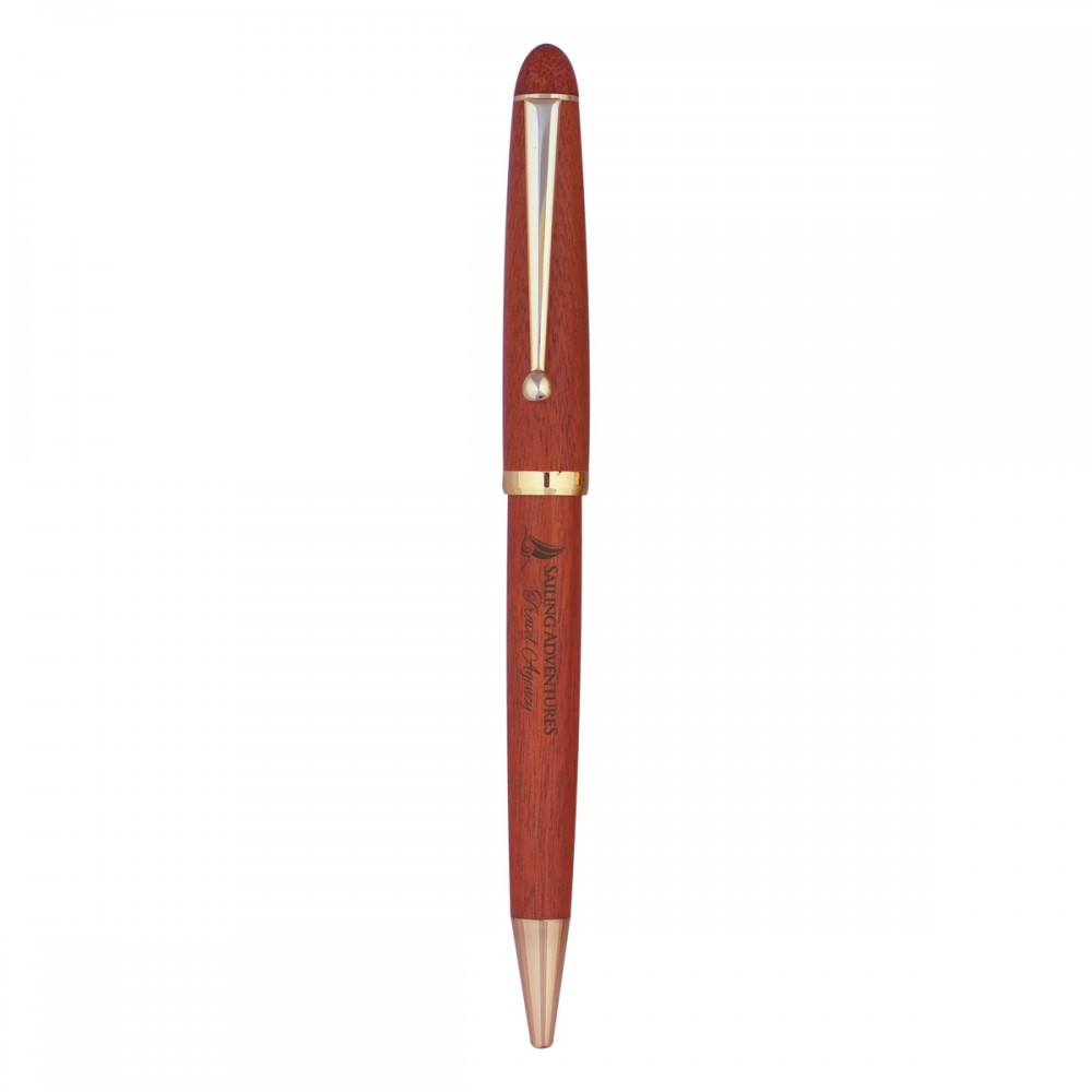 Wide Rosewood Pen Custom Imprinted Wide Rosewood Pen Custom Imprinted