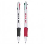 4 colors in 1 Plastic Ball Point Pen Custom Imprinted