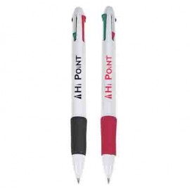 Logo Branded 4 colors in 1 Plastic Ball Point Pen  Logo Branded 4 colors in 1 Plastic Ball Point Pen