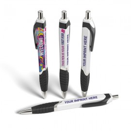 Custom Imprinted Squared Tropical Performance Pen  Custom Imprinted Squared Tropical Performance Pen