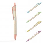 Recycled Wheat Pen for Full-color Inkjet Imprint Custom Imprinted