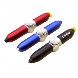 Stylus-404 LED Fidget Spinner Pen Logo Branded
