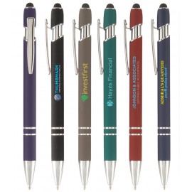 Custom Imprinted Metal Pen with Stylus Tip