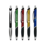 Logo Branded Click Action Stylus Ballpoint Pen