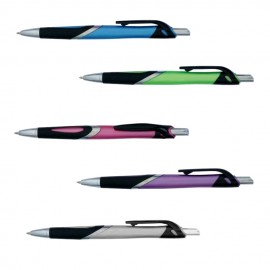 Plastic Venus Click Action Ball Point Pen Logo Branded