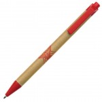 Custom Engraved Recycled Paper Pen - Red