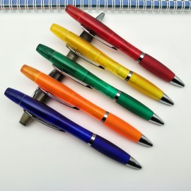 Logo Branded Custom Logo Frosted Double-ended Ballpoint Pen  Logo Branded Custom Logo Frosted Double-ended Ballpoint Pen