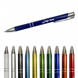 Metal click-action ballpoint pen Custom Imprinted  Metal click-action ballpoint pen Custom Imprinted