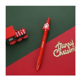 Logo Branded Christmas Tree Pen Christmas Gel Pen Christmas Decoration