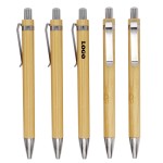 Eco-Friendly Bamboo Ballpoint Pen Custom Engraved