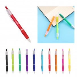 Colorful Plastic Ballpoint Pen Custom Engraved