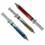 Ballpoint Clicker Syringe Pen Custom Imprinted