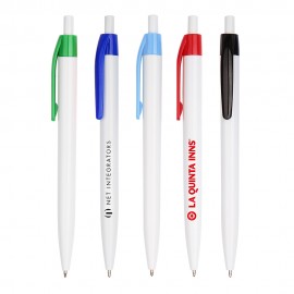 Charming Plastic Pen Logo Branded