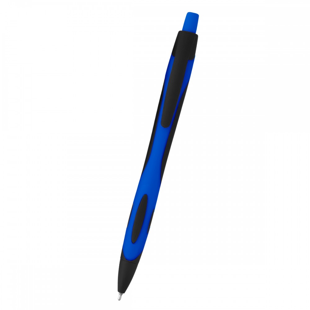 Custom Engraved Two-tone Rubberized Pen