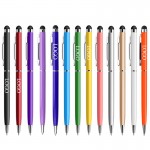 Custom Engraved Sleek Design Soft Touch Aluminum Ballpoint Pen