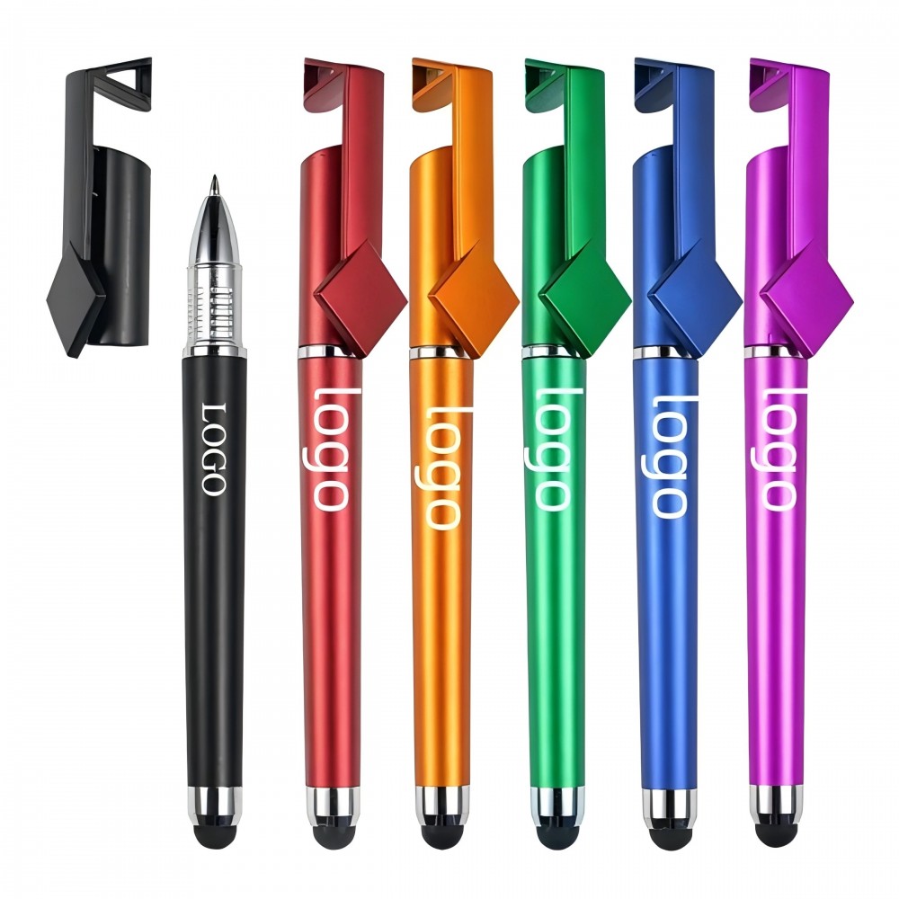Custom Imprinted Kickstand Super Glide Stylus Pen & Phone Stand Custom Imprinted Kickstand Super Glide Stylus Pen & Phone Stand