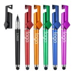 Custom Imprinted Kickstand Super Glide Stylus Pen & Phone Stand