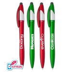 Custom Engraved "Elegant" 4-in-1 Stylus Twist Pen with 3 Color inks Black, Blue, and Red