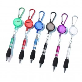 Convenient Carabiner Ballpoint Pen Logo Branded