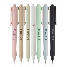 Matte Soft Rubber Coated Ballpoint Pens Custom Imprinted