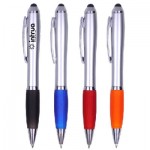 Manscaster Stylus Plastic Ball Point Pen Custom Imprinted