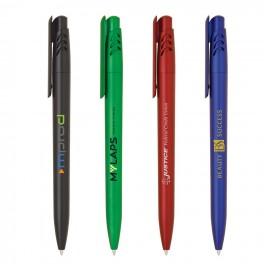 Plastic Click Action Ballpoint Pen Logo Branded