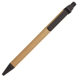Custom Engraved Harvest Paper Pen - Black  Custom Engraved Harvest Paper Pen - Black