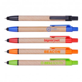 Custom Imprinted 2-in-1 Eco-friendly Stylus and Pen