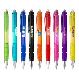 Translucent Plastic Ballpoint Pen Custom Imprinted