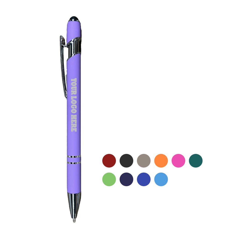 2-In-1 Stylus Ballpoint Pen Custom Imprinted