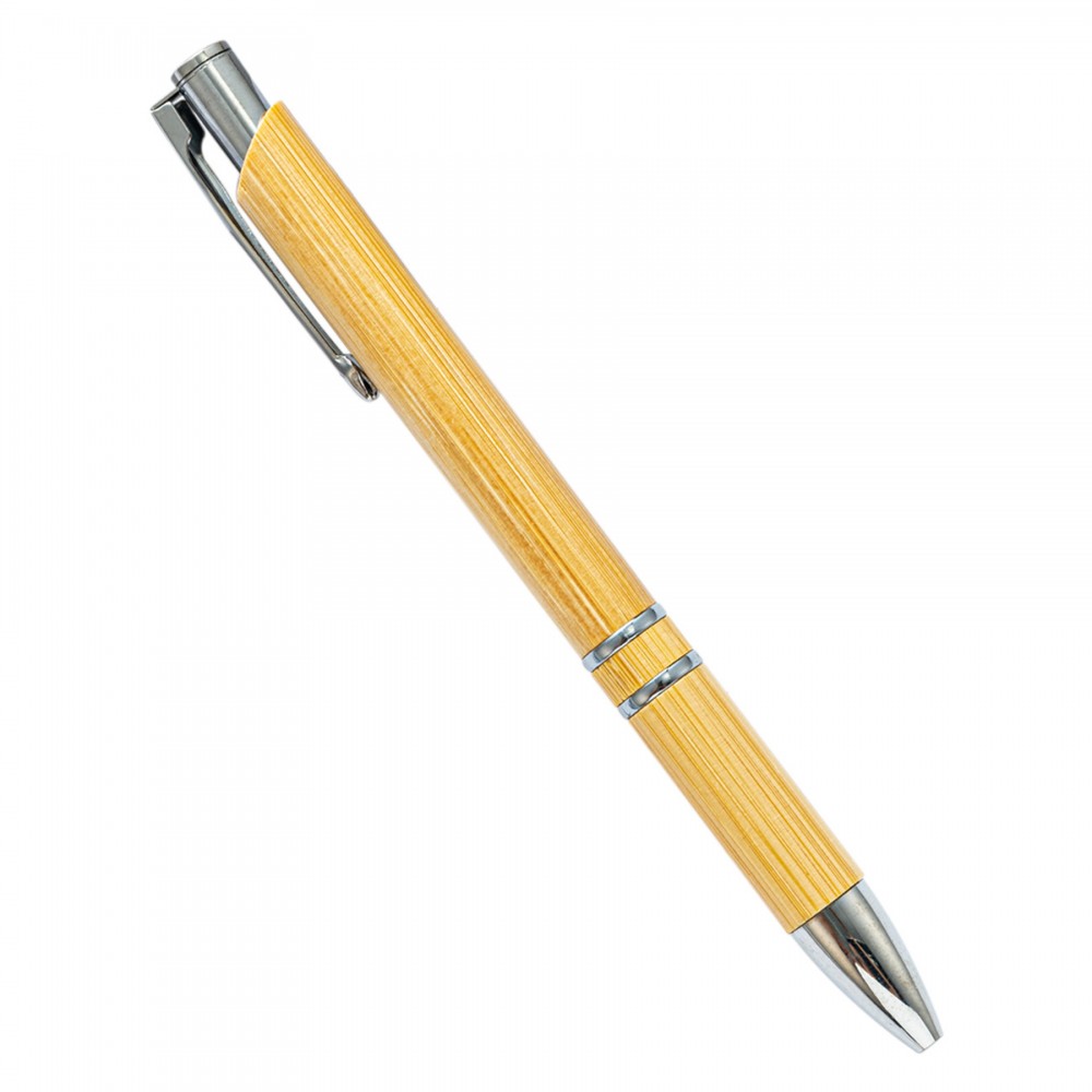 Bamboo Ballpoint Pen Custom Imprinted