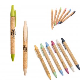 Eco-Friendly Cork Ballpoint Pen Custom Engraved  Eco-Friendly Cork Ballpoint Pen Custom Engraved