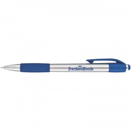Fusion Silver Gripper Pen Custom Engraved