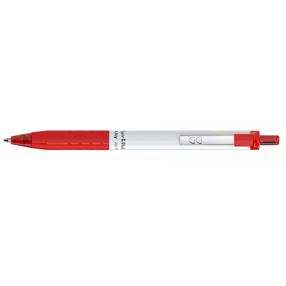 Logo Branded Papermate Inkjoy Retractable - White/Red