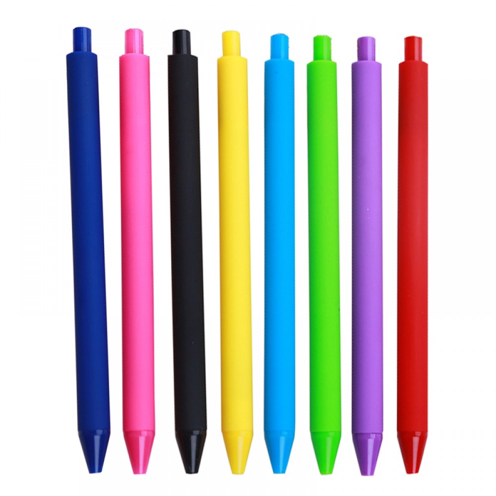 Plastic Retractable Ballpoint Pens Custom Engraved
